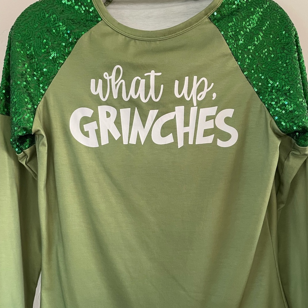 “Ugly Christmas Sweater” Shirt What Up Grinches SM